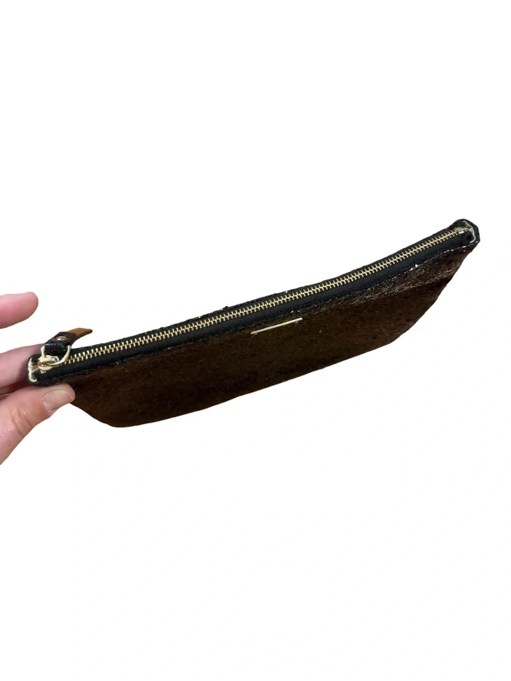 Kate spade Sparkle Black Glitter Wristlet Clutch